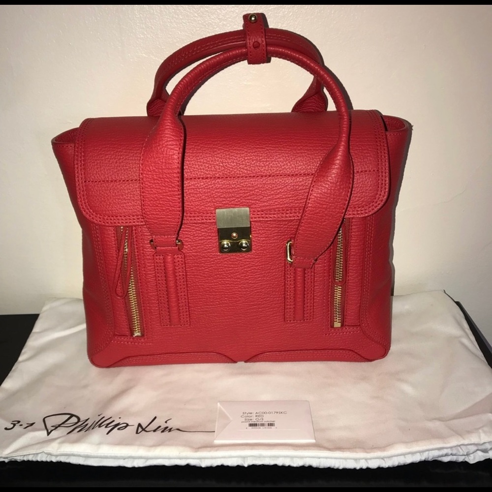 3.1 Philip Lim Leather Satchel, Medium.
